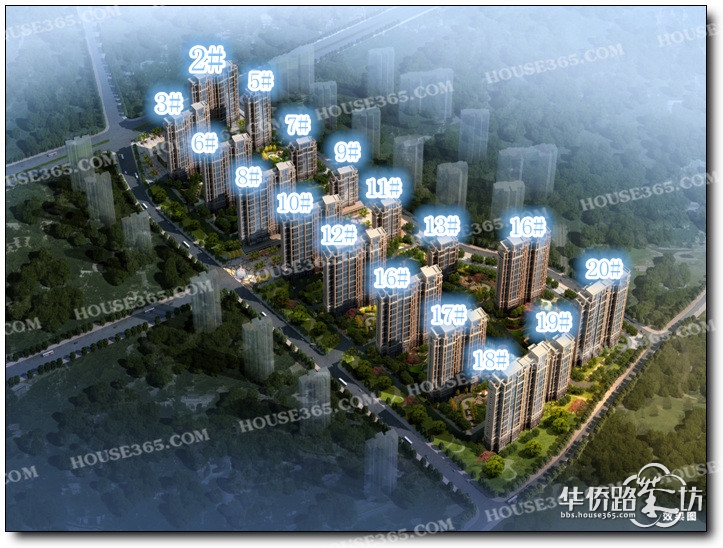 四季金辉沙盘大揭秘~ 四季金辉鸟瞰效果图