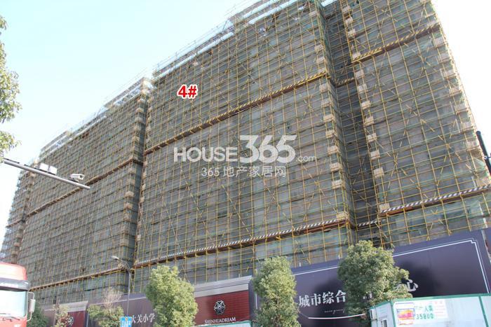 2015年2月汉嘉申花郡项目实景--4号楼