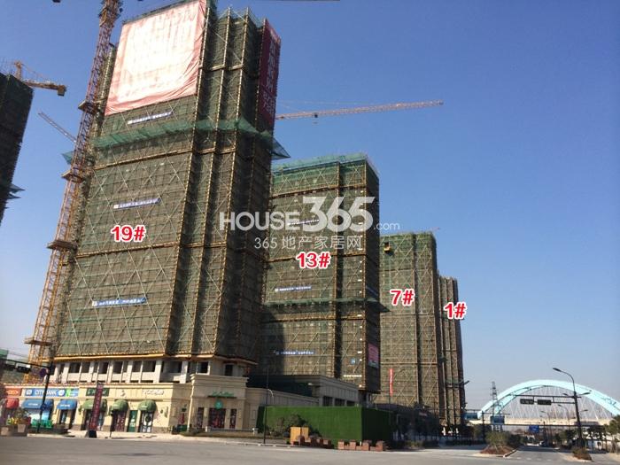 2015年2月份恒基旭辉府项目实景--1、7、13、19号楼