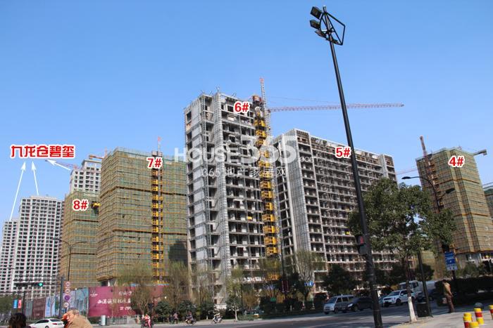 2015年2月绿城运河宸园项目实景--4-8号楼