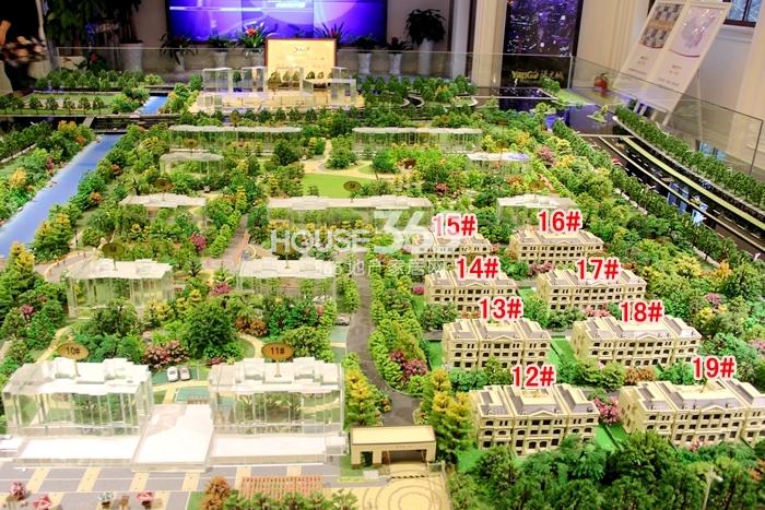 阳光城上府楼栋分布图 2015年3月摄