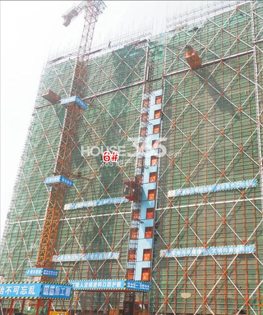 绿城九龙仓钱塘明月6号楼施工进度 2015年4月摄