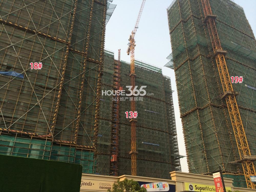 2015年4月下旬恒基旭辉府项目实景--13、18、19号楼