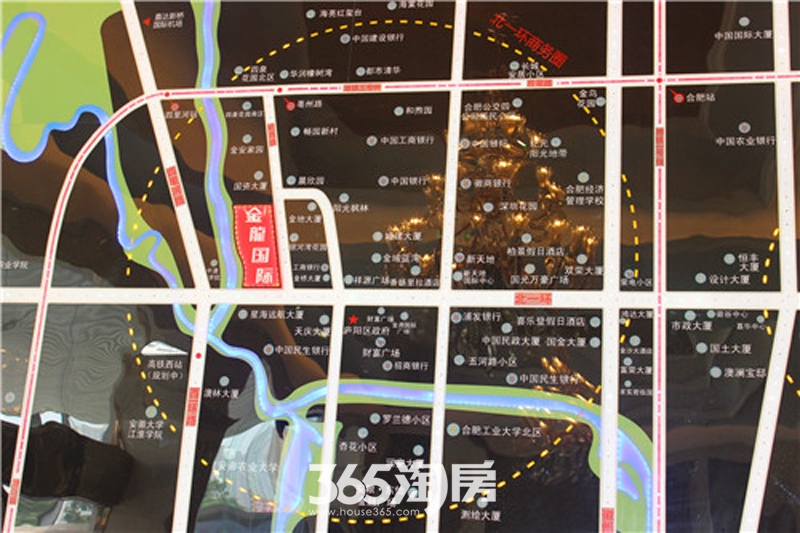 金龙国际接待中心区位图（2015.8.19）	
