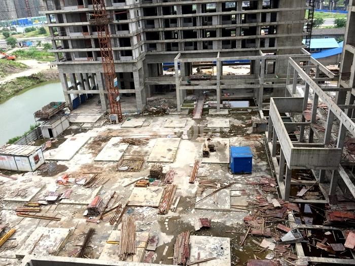 迪凯运河印象商业顶楼实景图 2015年8月摄