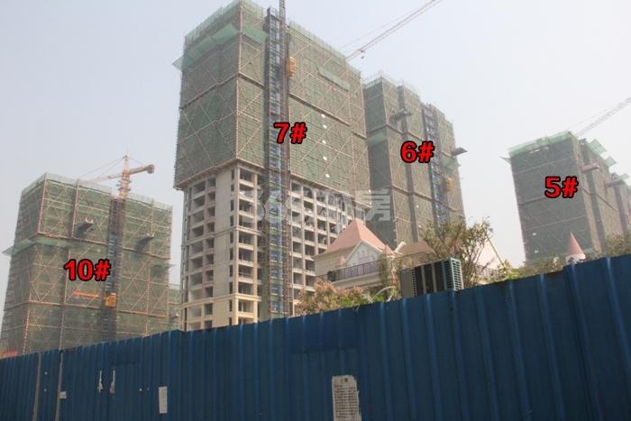 中国铁建江南国际城5-7、10号楼实景图 2015.10摄