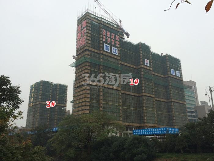 龙湖唐宁ONE项目1、3号楼施工进程图（2015.11）