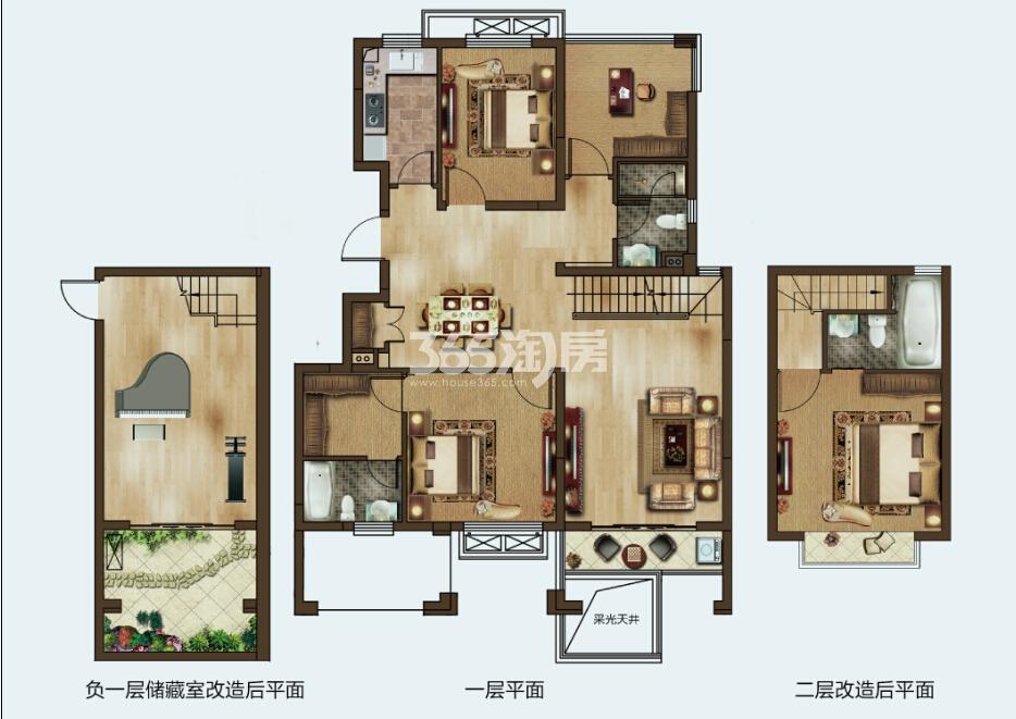 大发融悦a2跃层户型图115㎡