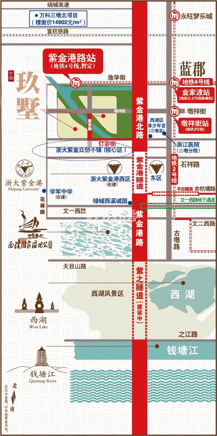 协安玖墅交通图