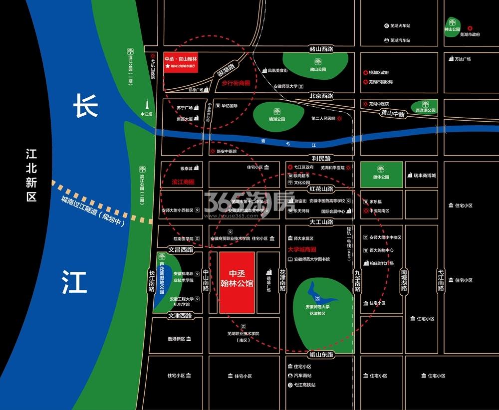 翰林公馆交通图