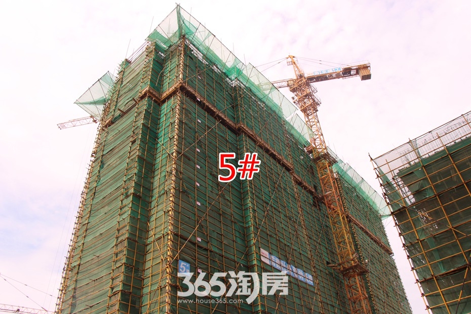 东方龙城清荷苑工程进度（2017.5摄）