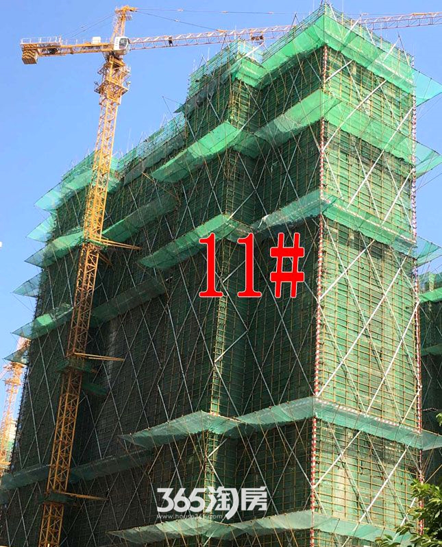 海恒金屿海岸11#楼工程进度实景图（2017.7）