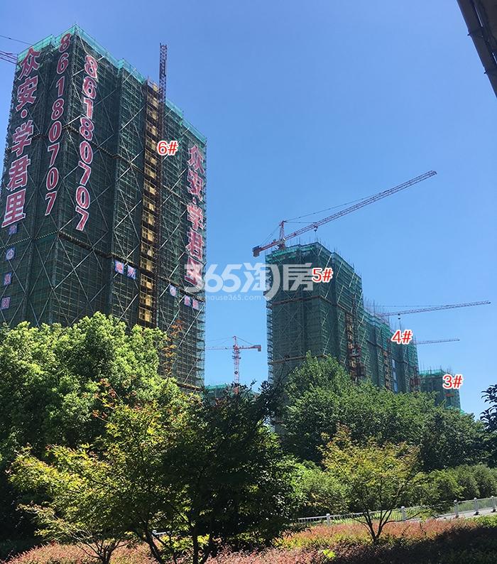 众安学君里3-6号楼施工进程（2017.8）