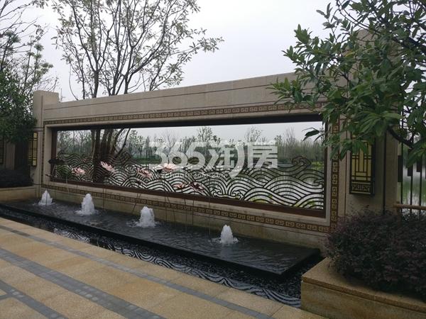 招商公园1872售楼部外喷泉实景（2017.9.30）