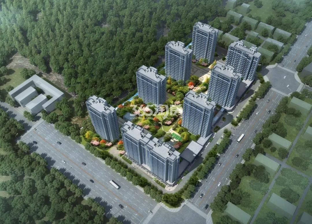 樾滨府鸟瞰图