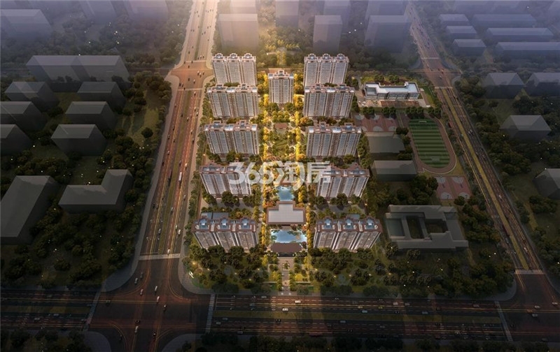 碧桂园云樾外滩鸟瞰图