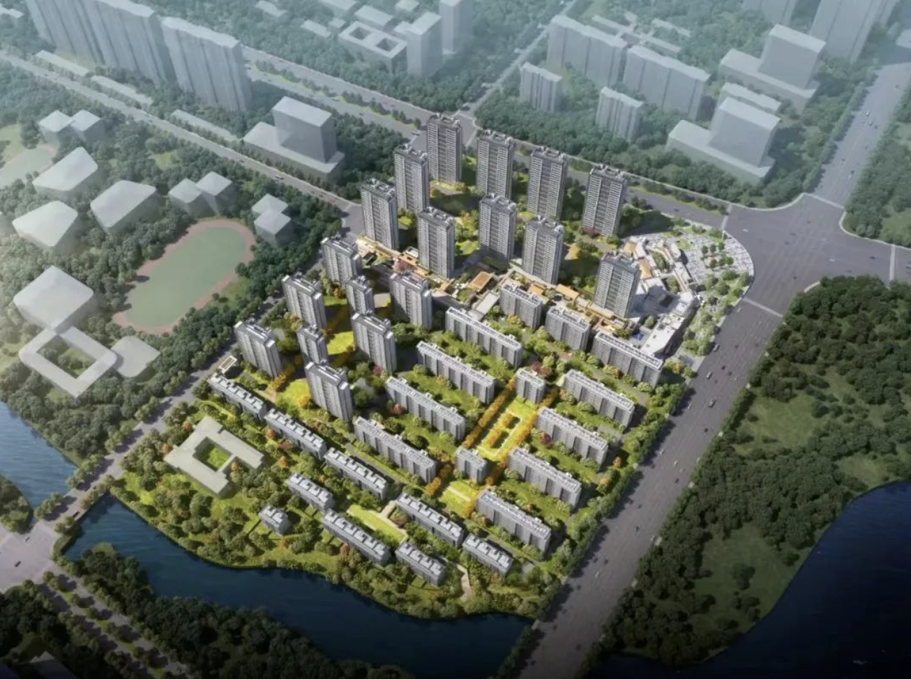 樾湖尚郡鸟瞰图
