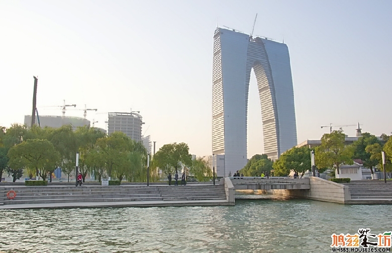 金鸡湖畔大秋裤,苏州美景不胜数